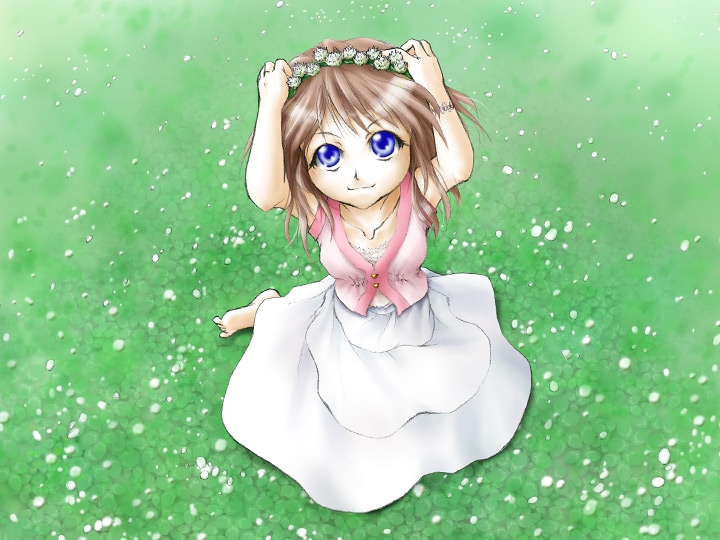 花のイラストコンテスト07 Little Flower Princess お絵描きjp