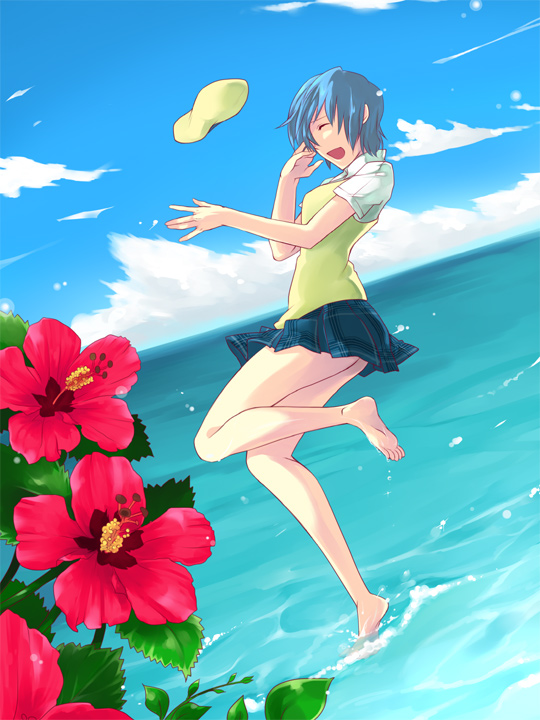 夏 イラスト 女の子 綺麗