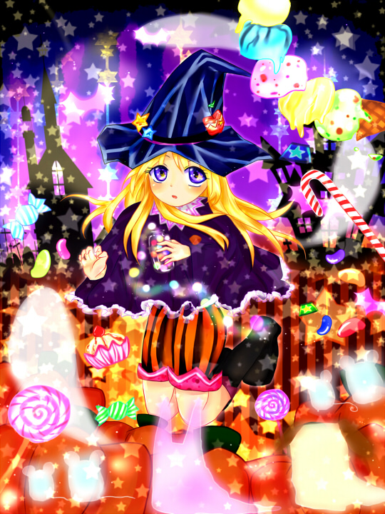 ハロウィンイラストコンテスト2011 魔女のおくりもの お絵描きjp